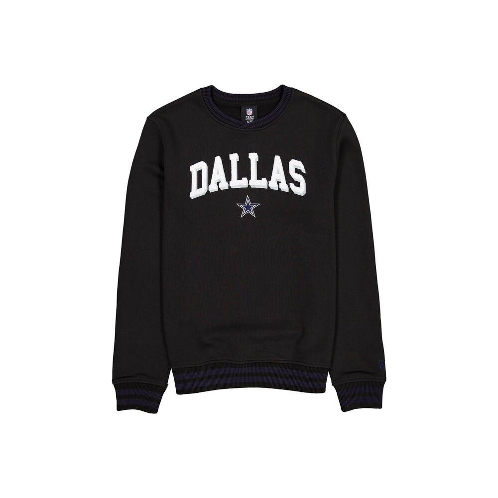 New Era Dallas Cowboys Sport Night Black Crewneck - Size XL